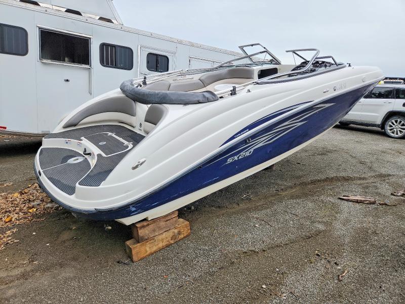 62882206 :رقم المزاد ، YAMCF111H910 vin ، 2010 Yamaha Sx 210 Boat مزاد بيع