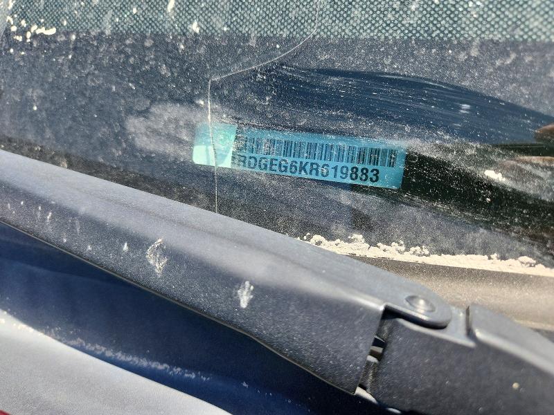 Продаж на аукціоні авто 2019 Dodge Grand Caravan, vin: 2C4RDGEG6KR619883, номер лоту: 65736626