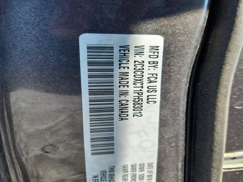 Aukcja sprzedaży 2023 Dodge Charger, vin: 2C3CDXCT1PH583012, numer aukcji: 63699436