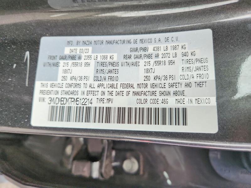 2023 Mazda Cx-30 მანქანა იყიდება აუქციონზე, vin: 3MVDMBDM7PM512214, აუქციონის ნომერი: 66179956