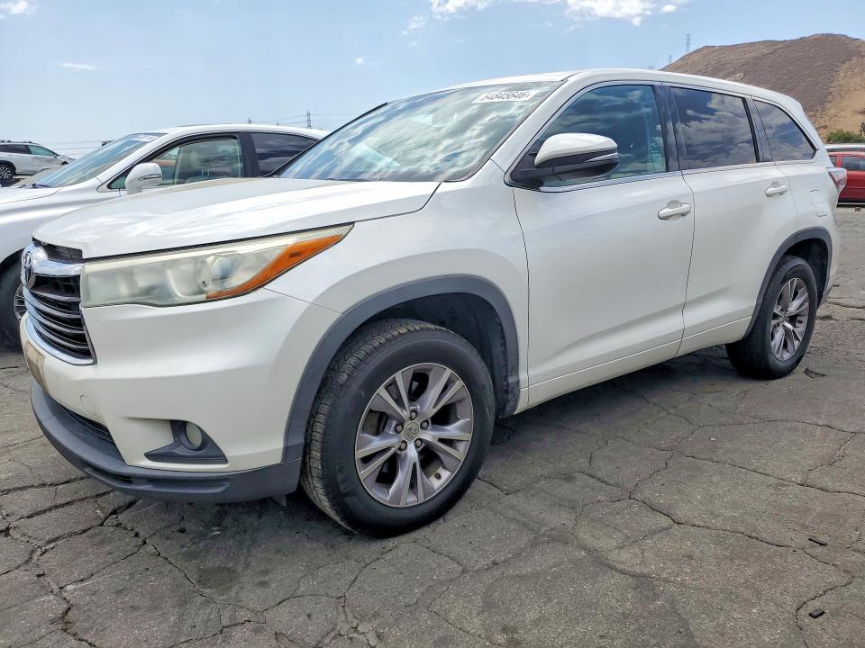 64845646 :رقم المزاد ، 5TDZKRFH5FS081098 vin ، 2015 Toyota Highlander مزاد بيع