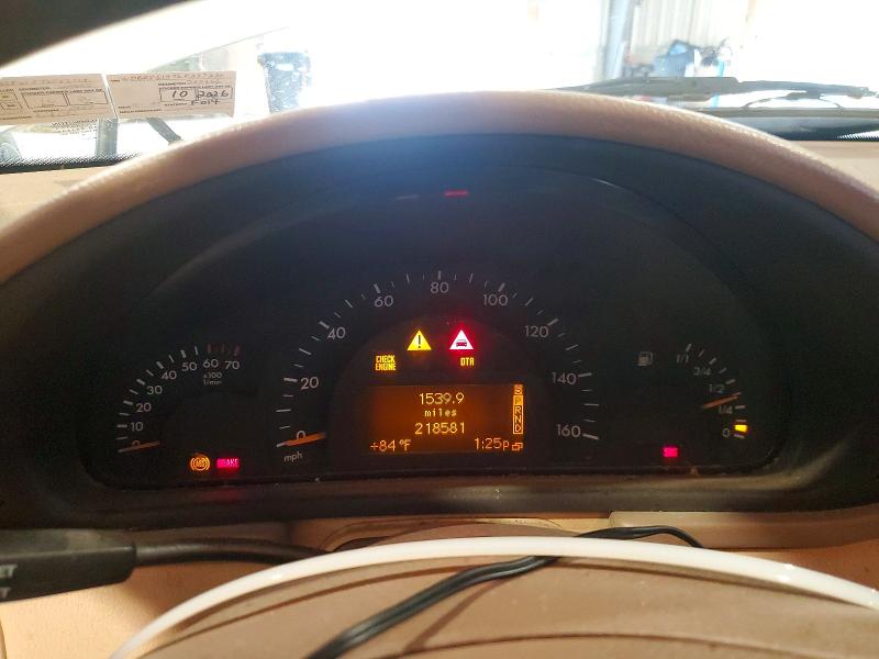 65269386 :رقم المزاد ، WDBRF61J72F237230 vin ، 2002 Mercedes-benz C مزاد بيع