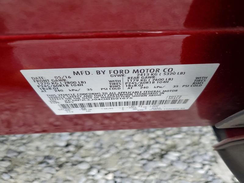 Aukcja sprzedaży 2016 Ford Edge, vin: 2FMPK3J94GBB91675, numer aukcji: 63286406