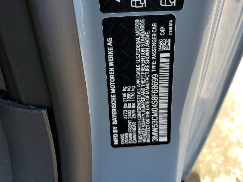 Продаж на аукціоні авто 2025 Bmw M240xi, vin: 3MW53CM04S8F68699, номер лоту: 63866876