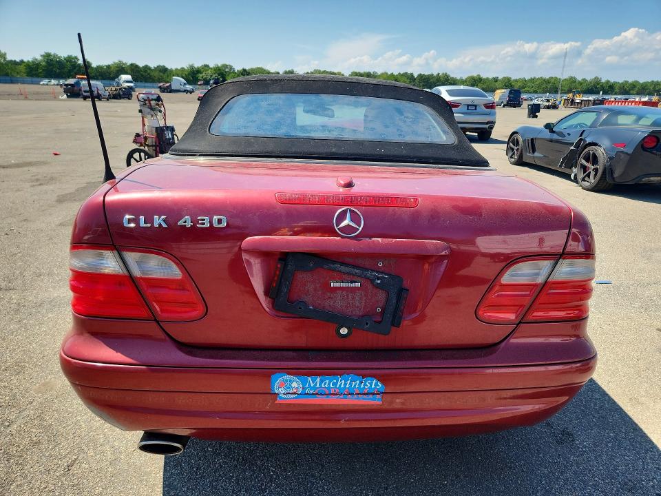 Aukcja sprzedaży 2001 Mercedes-benz Clk, vin: WDBLK70G51T085784, numer aukcji: 61903516