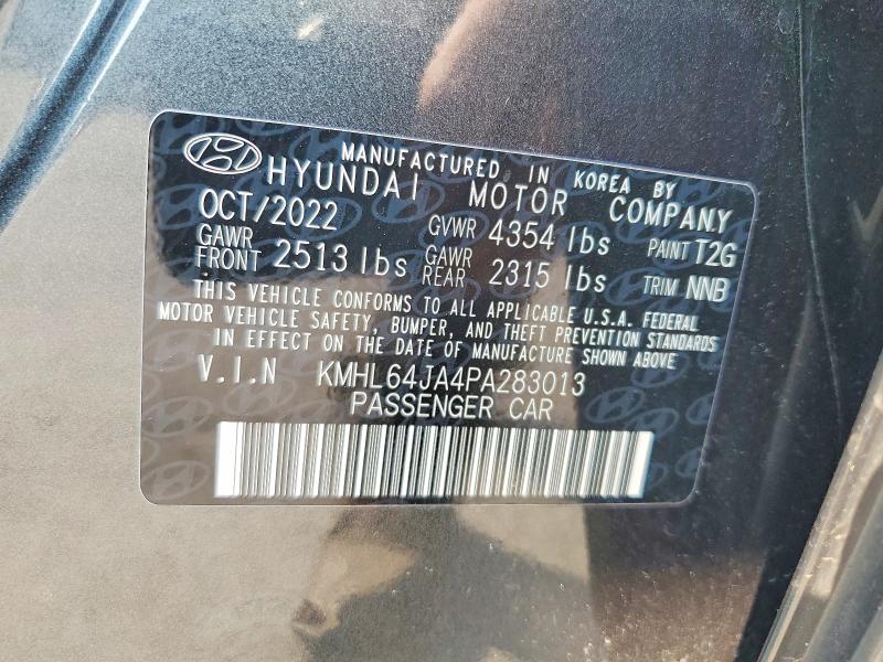 Aukcja sprzedaży 2023 Hyundai Sonata, vin: KMHL64JA4PA283013, numer aukcji: 66291096