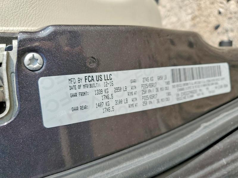 66134096 :رقم المزاد ، 2C4RDGCG7HR662267 vin ، 2017 Dodge Grand Caravan مزاد بيع