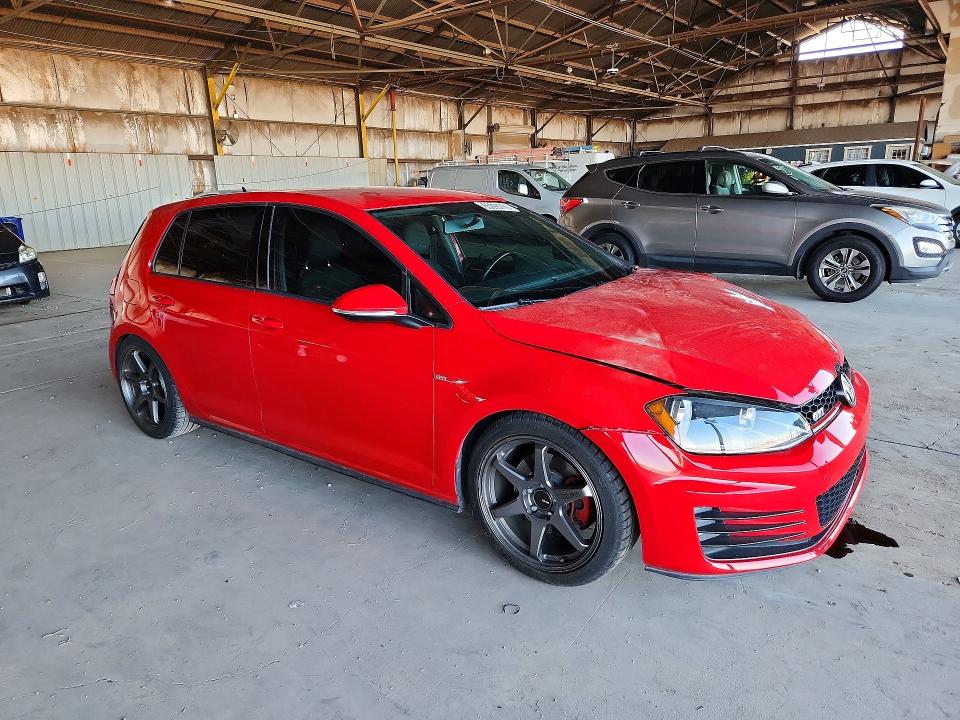 2017 Volkswagen Gti მანქანა იყიდება აუქციონზე, vin: 3VW5T7AU7HM075467, აუქციონის ნომერი: 65396776