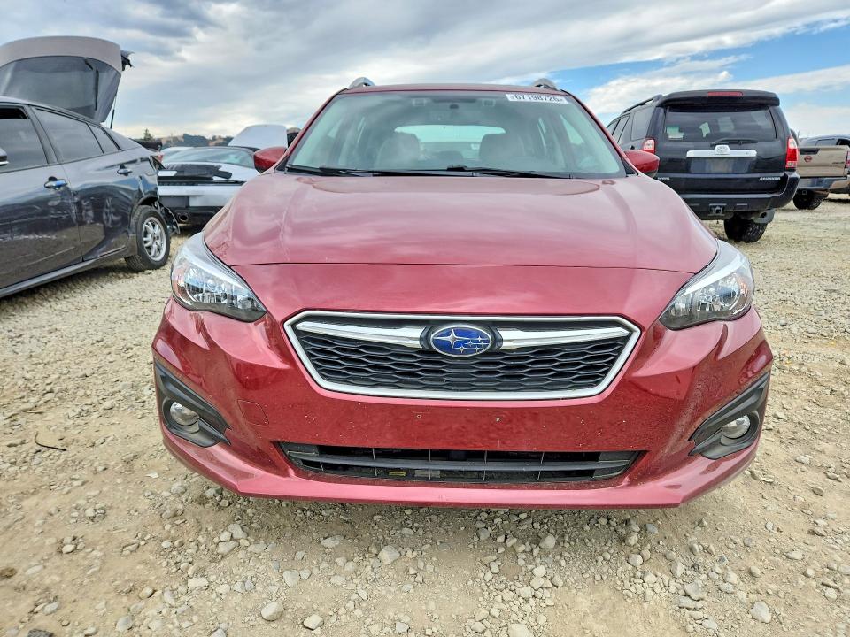 2019 Subaru Impreza მანქანა იყიდება აუქციონზე, vin: 4S3GTAD64K3745278, აუქციონის ნომერი: 67198726