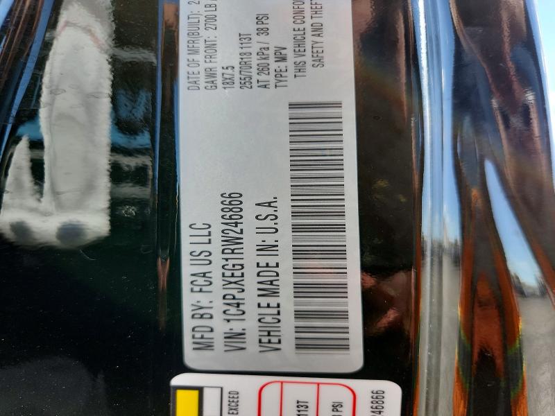 66178446 :رقم المزاد ، 1C4PJXEG1RW246866 vin ، 2024 Jeep Wrangler مزاد بيع