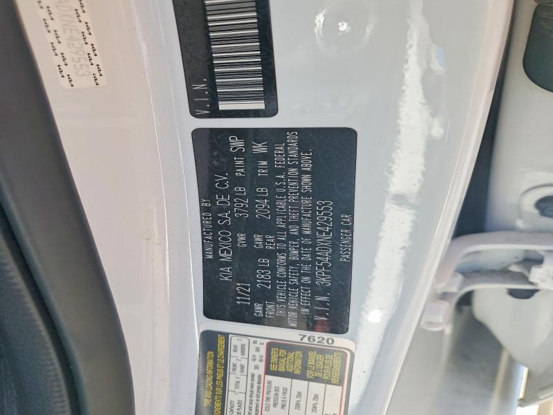 Aukcja sprzedaży 2022 Kia Forte, vin: 3KPF54ADXNE429553, numer aukcji: 66241496