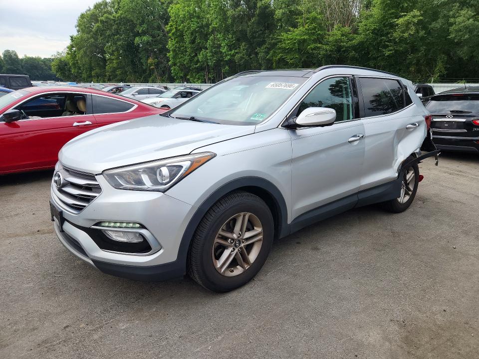 2018 Hyundai Santa Fe Sport მანქანა იყიდება აუქციონზე, vin: 5XYZUDLB1JG548794, აუქციონის ნომერი: 65057696