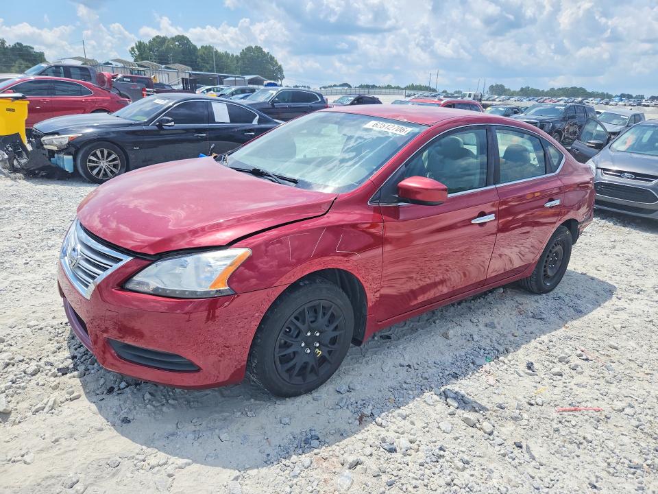 Auction sale of the 2014 Nissan Sentra, vin: 3N1AB7APXEL692719, lot number: 62512706