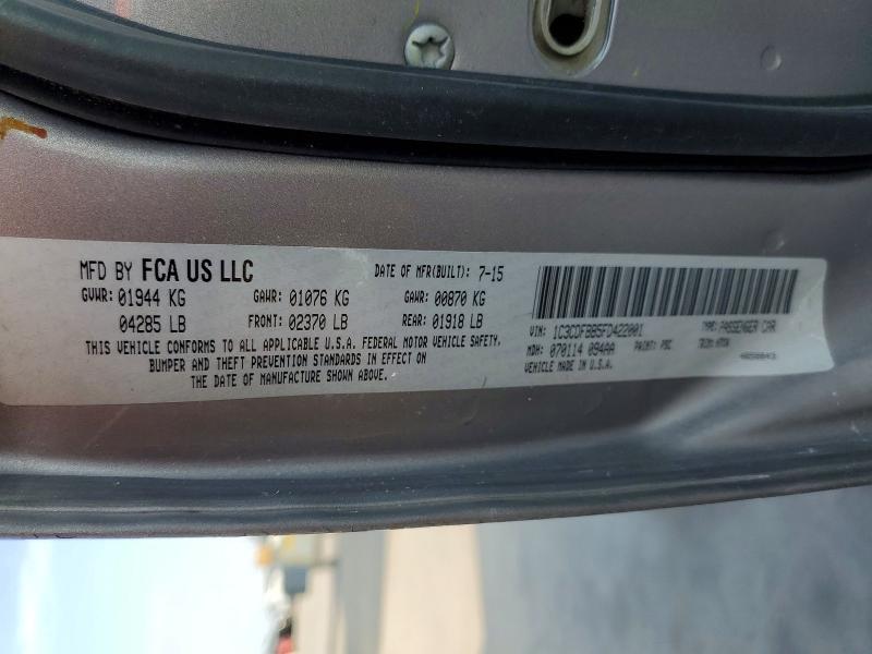 Продаж на аукціоні авто 2015 Dodge Dart, vin: 1C3CDFBB5FD422001, номер лоту: 51958396