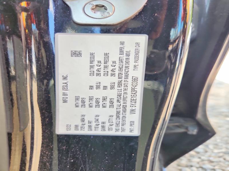 Продажа на аукционе авто 2023 Tesla Model 3, vin: 5YJ3E1EA3PF433667, номер лота: 64272676