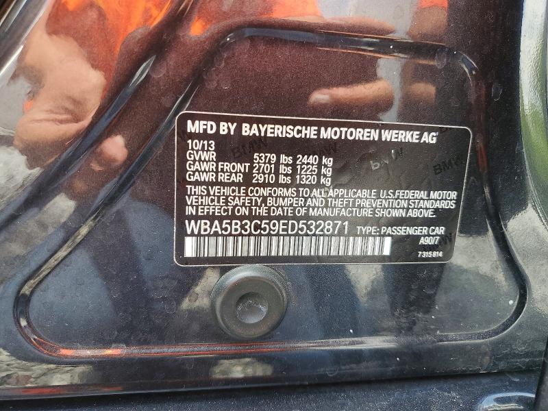 Aukcja sprzedaży 2014 Bmw 535, vin: WBA5B3C59ED532871, numer aukcji: 64317816