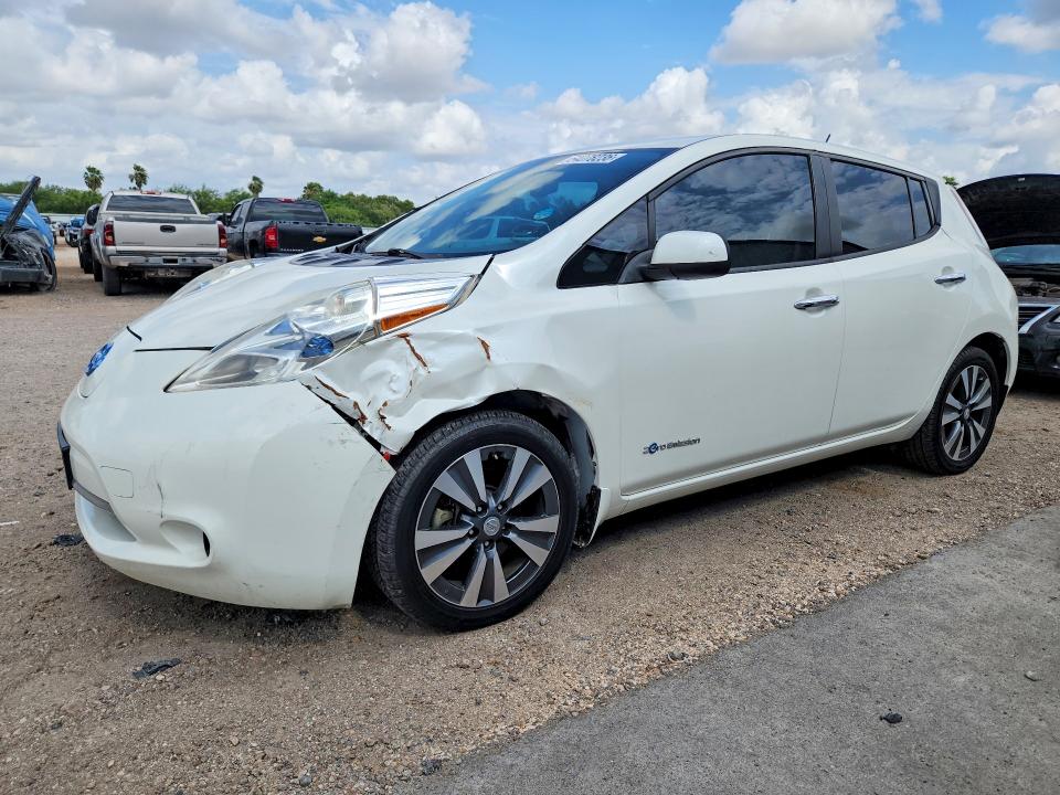 2015 Nissan Leaf მანქანა იყიდება აუქციონზე, vin: 1N4AZ0CP9FC330915, აუქციონის ნომერი: 64078236