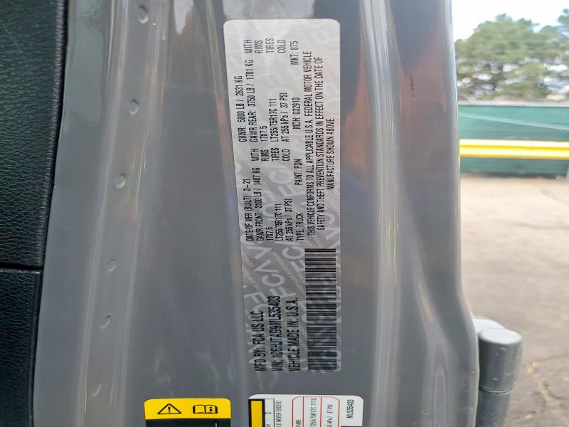 Продаж на аукціоні авто 2021 Jeep Gladiator, vin: 1C6HJTAG9ML535403, номер лоту: 66755486