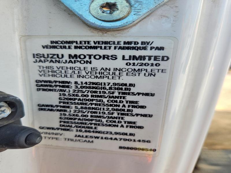Продаж на аукціоні авто 2010 Isuzu Nqr, vin: JALE5W164A7901456, номер лоту: 65679506