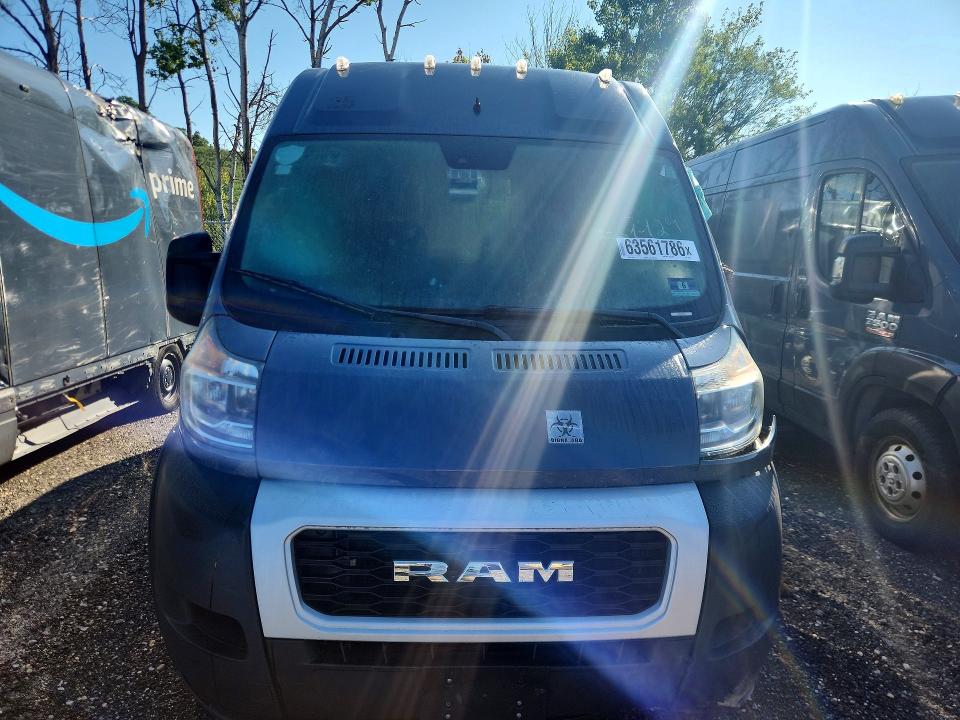 Продаж на аукціоні авто 2021 Ram Promaster 3500, vin: 3C6MRVJG9ME544453, номер лоту: 63561786