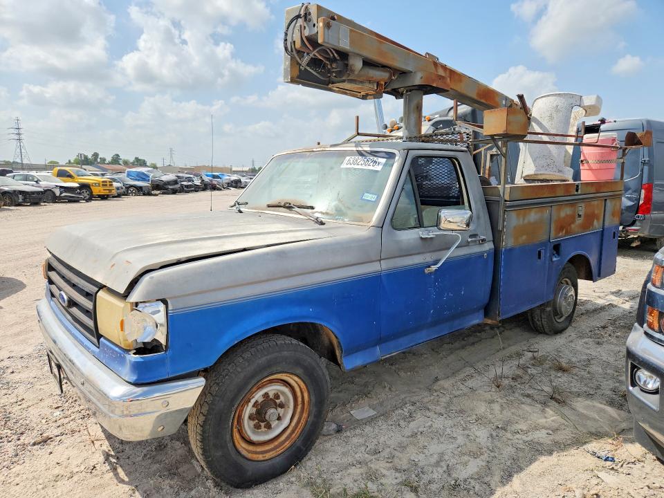 63825626 :رقم المزاد ، 1FTHF25L0HKA17848 vin ، 1987 Ford F250 مزاد بيع