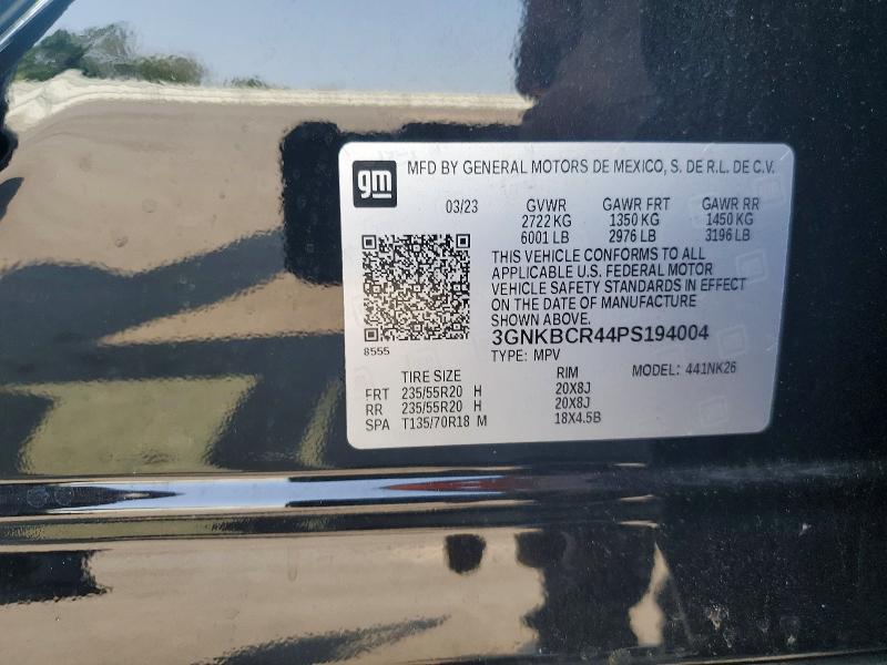 Aukcja sprzedaży 2023 Chevrolet Blazer, vin: 3GNKBCR44PS194004, numer aukcji: 64510956