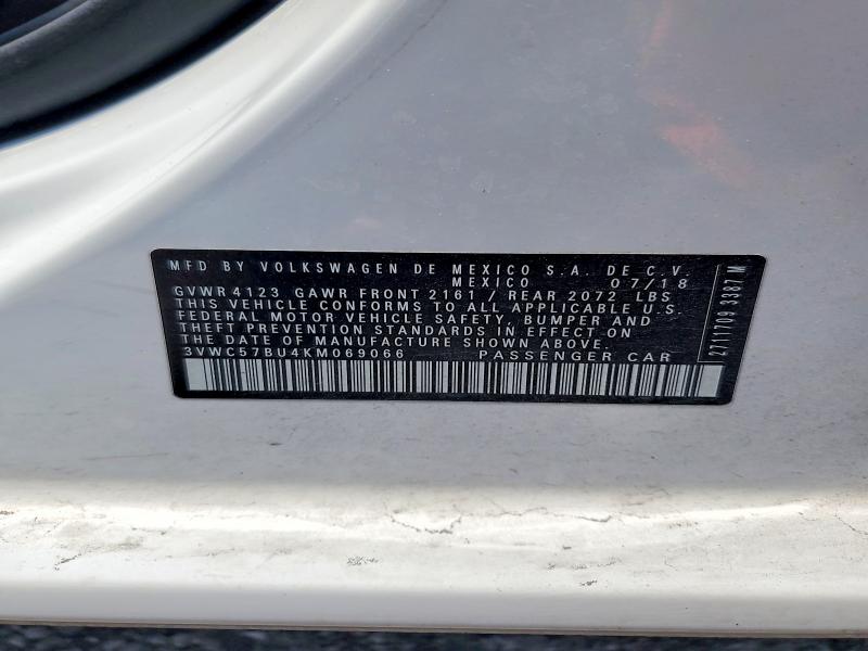 Продажа на аукционе авто 2019 Volkswagen Jetta, vin: 3VWC57BU4KM069066, номер лота: 64916916