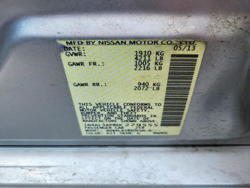 Продажа на аукционе авто 2013 Nissan Altima, vin: 1N4AL3AP8DC279555, номер лота: 66844926