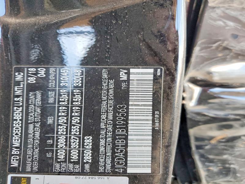 Aukcja sprzedaży 2018 Mercedes-benz Gle, vin: 4JGDA5HB1JB199563, numer aukcji: 64342776