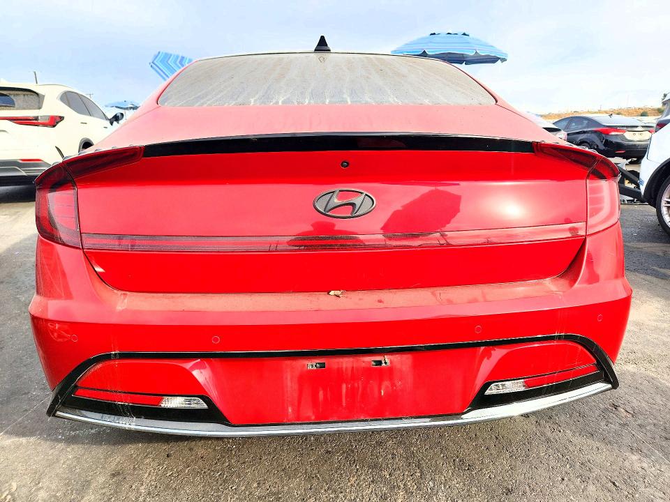 2021 Hyundai Sonata Hybrid მანქანა იყიდება აუქციონზე, vin: KMHL54JJ6MA027843, აუქციონის ნომერი: 66620876