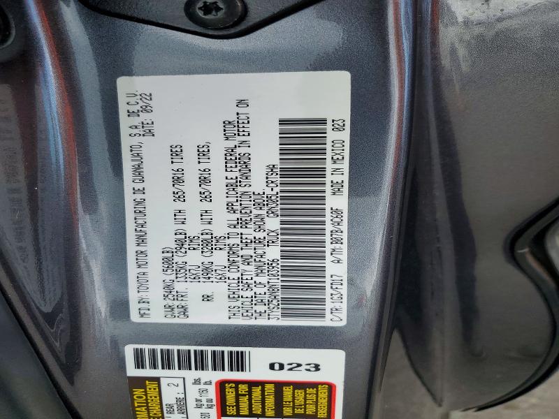 2022 Toyota Tacoma მანქანა იყიდება აუქციონზე, vin: 3TYSZ5AN8NT103956, აუქციონის ნომერი: 64673396