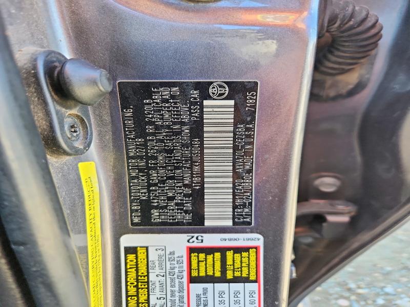 2018 Toyota Camry მანქანა იყიდება აუქციონზე, vin: 4T1B11HK4JU590484, აუქციონის ნომერი: 64144026
