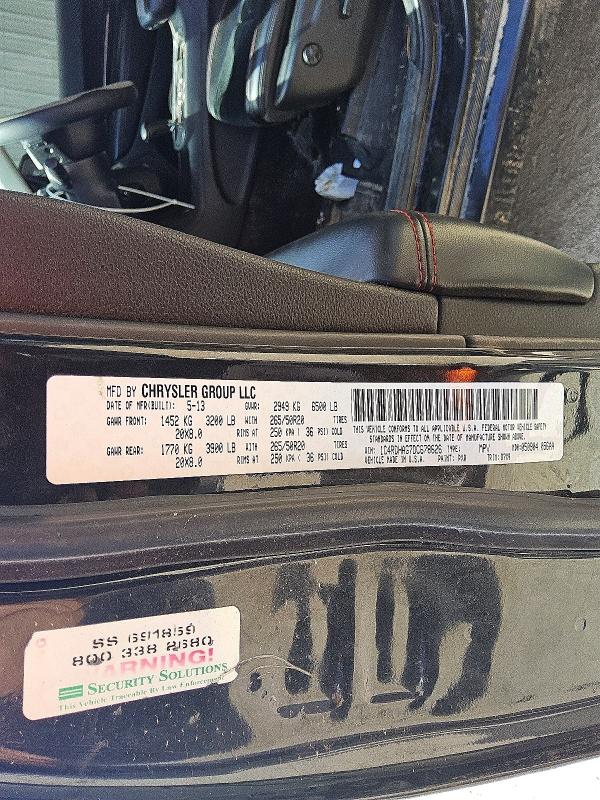2013 Dodge Durango მანქანა იყიდება აუქციონზე, vin: 1C4RDHAG7DC678626, აუქციონის ნომერი: 64763796