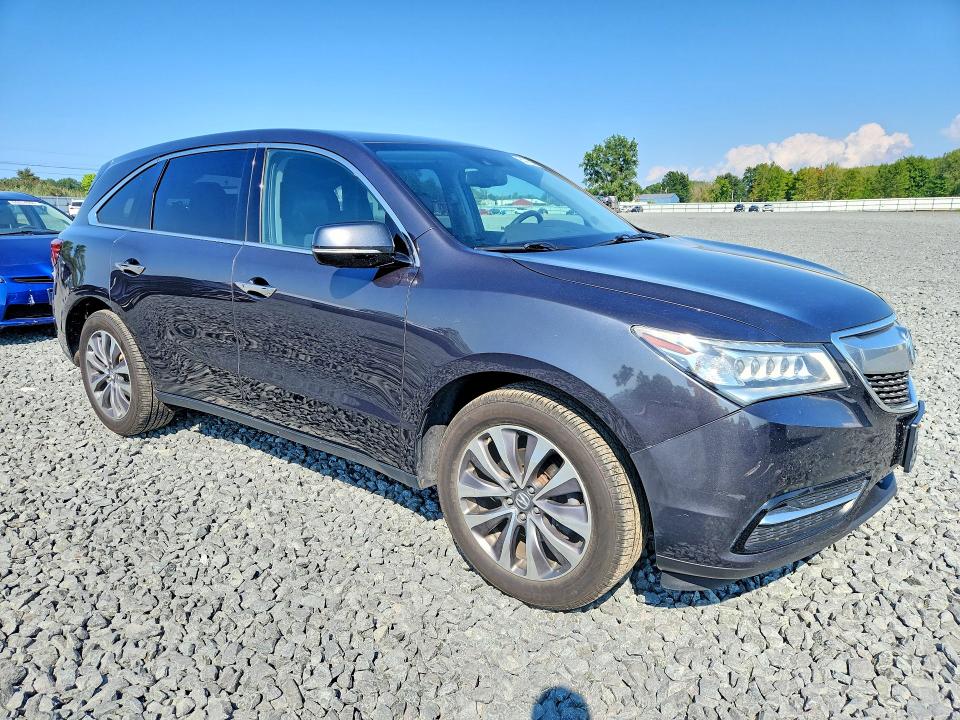 2015 Acura Mdx მანქანა იყიდება აუქციონზე, vin: 5FRYD4H6XFB009904, აუქციონის ნომერი: 65517986