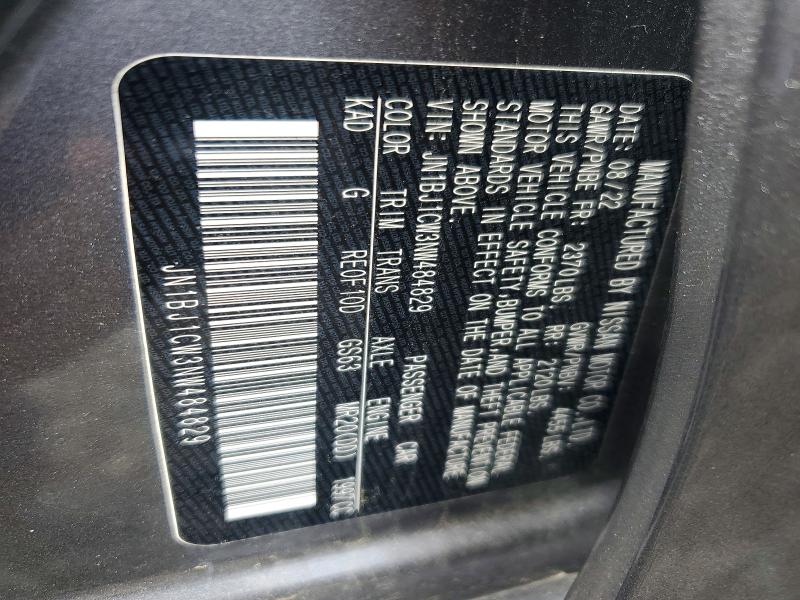 Aukcja sprzedaży 2022 Nissan Rogue Sport, vin: JN1BJ1CW3NW484829, numer aukcji: 67131816