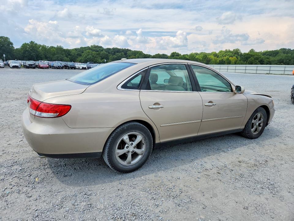 67070036 :رقم المزاد ، KMHFC46D67A190292 vin ، 2007 Hyundai Azera مزاد بيع