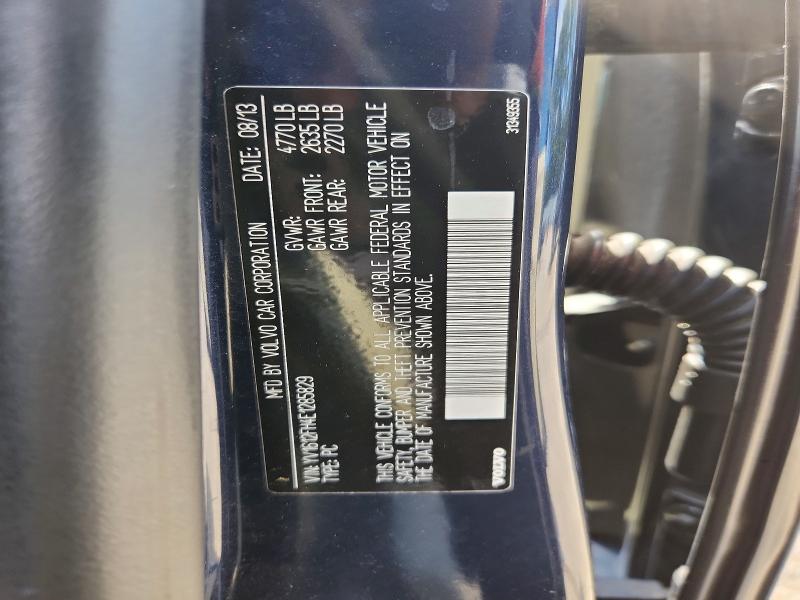 63774136 :رقم المزاد ، YV1612FH4E1285829 vin ، 2014 Volvo S60 مزاد بيع
