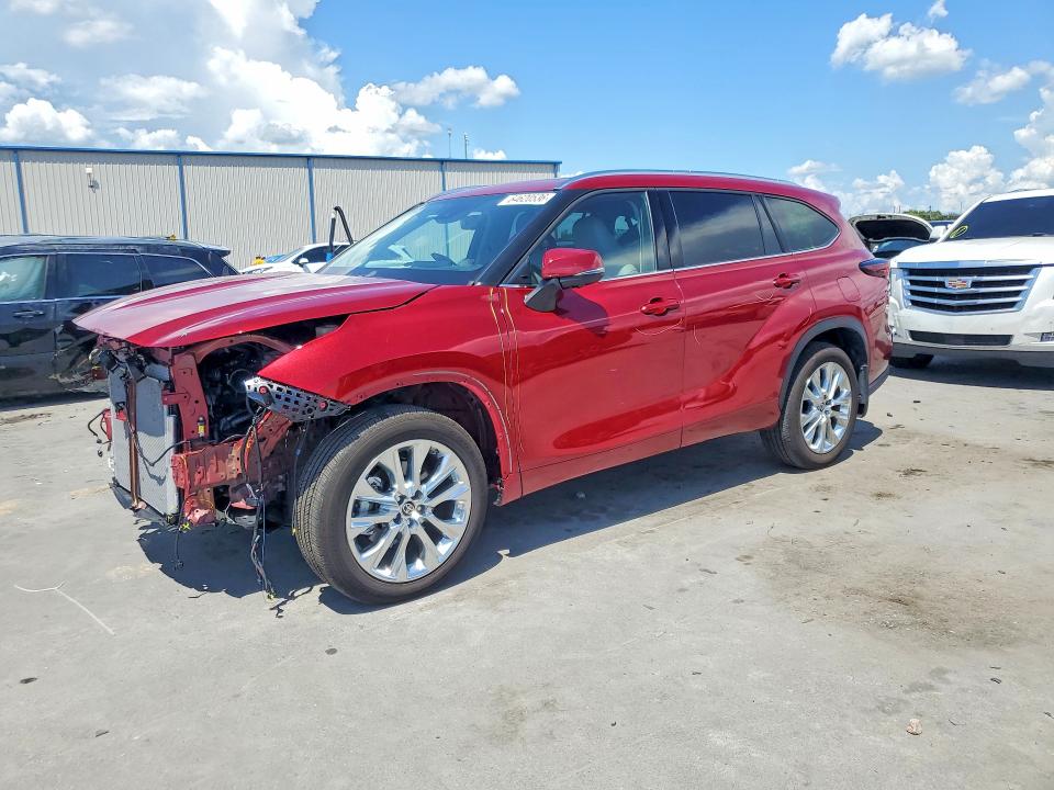 64620536 :رقم المزاد ، 5TDKDRBH9SS584452 vin ، 2025 Toyota Highlander مزاد بيع