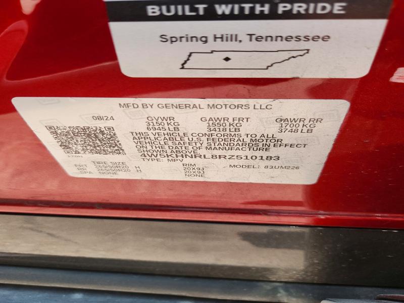 63848646 :رقم المزاد ، 4W5KHNRL8RZ510183 vin ، 2024 Acura Zdx مزاد بيع