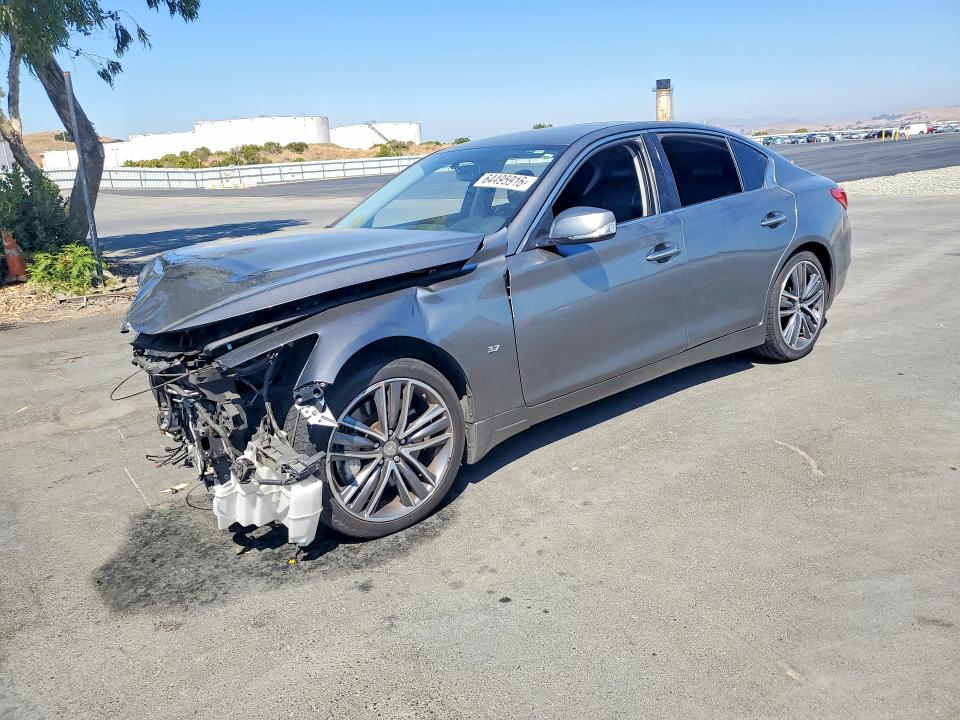 2014 Infiniti Q50 მანქანა იყიდება აუქციონზე, vin: JN1BV7AP3EM689484, აუქციონის ნომერი: 64495916