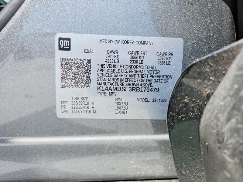 Aukcja sprzedaży 2024 Buick Encore Gx, vin: KL4AMDSL3RB173479, numer aukcji: 66281326