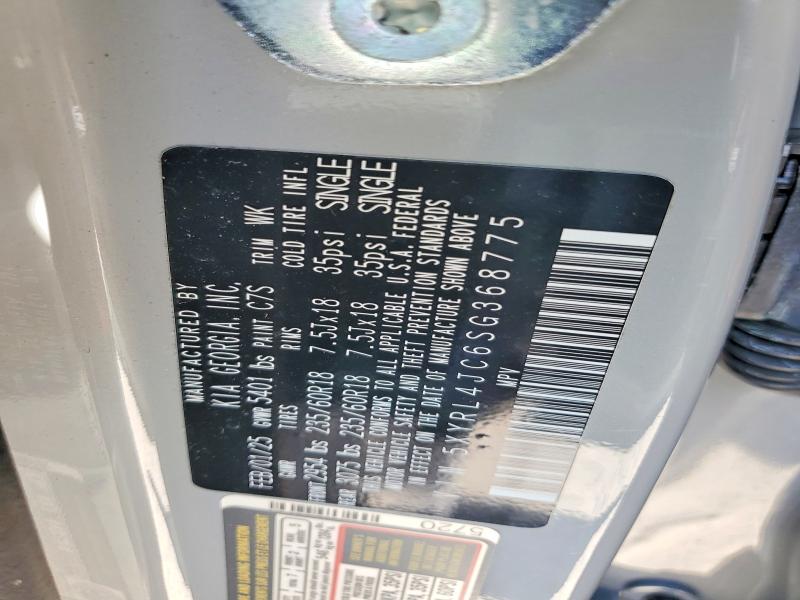 65158496 :رقم المزاد ، 5XYRL4JC6SG368775 vin ، 2025 Kia Sorento مزاد بيع