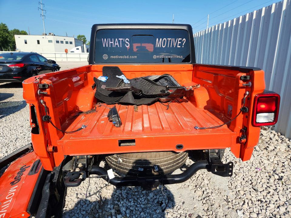 2020 Jeep Gladiator მანქანა იყიდება აუქციონზე, vin: 1C6HJTAG7LL149545, აუქციონის ნომერი: 63332176