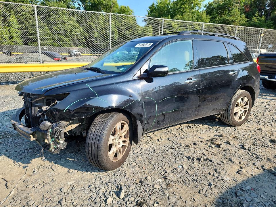 2009 Acura Mdx მანქანა იყიდება აუქციონზე, vin: 2HNYD28249H534386, აუქციონის ნომერი: 64550516