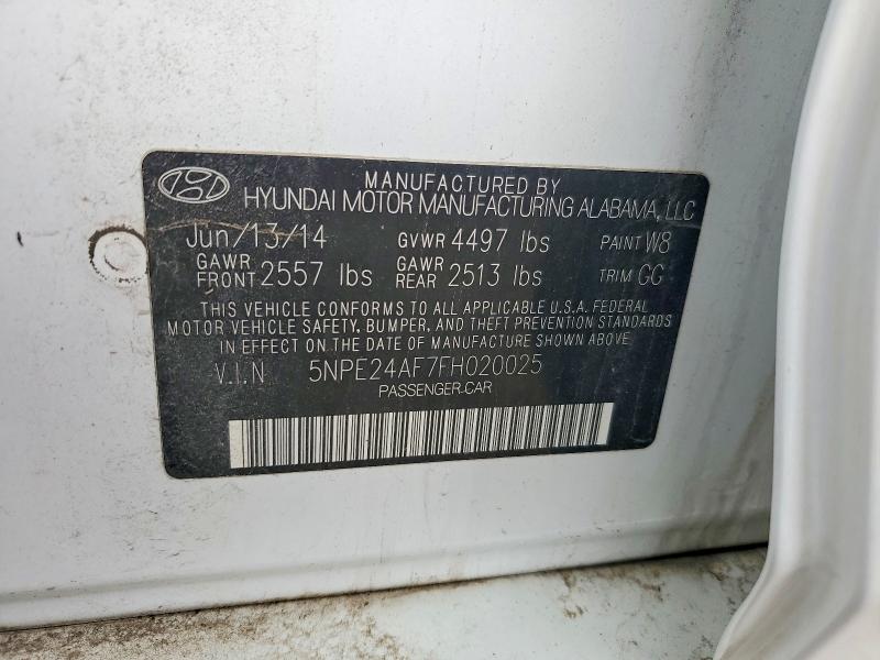 Продаж на аукціоні авто 2015 Hyundai Sonata, vin: 5NPE24AF7FH020025, номер лоту: 64508956