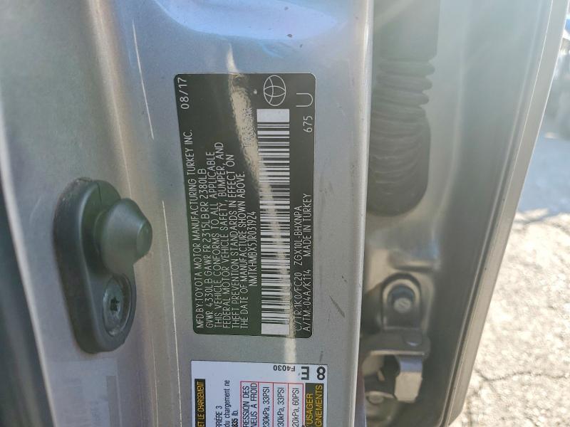 Продажа на аукционе авто 2018 Toyota C-hr, vin: NMTKHMBX5JR031924, номер лота: 66147836
