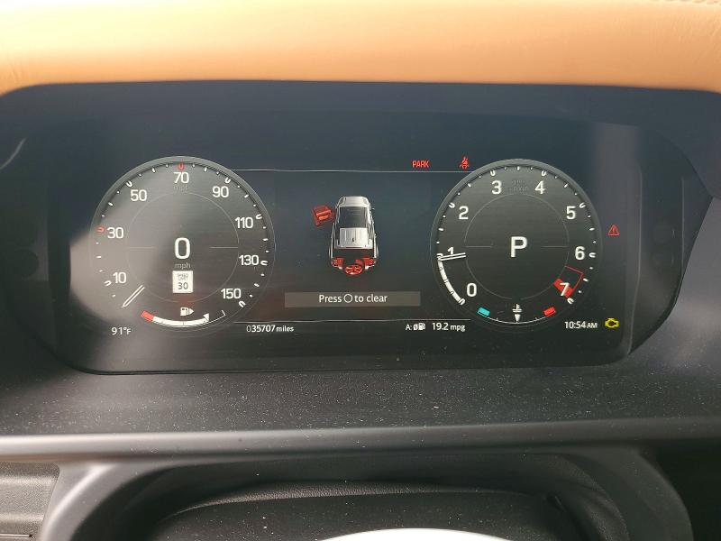 2023 Land Rover Defender მანქანა იყიდება აუქციონზე, vin: SALE2EEU0P2141442, აუქციონის ნომერი: 63522236