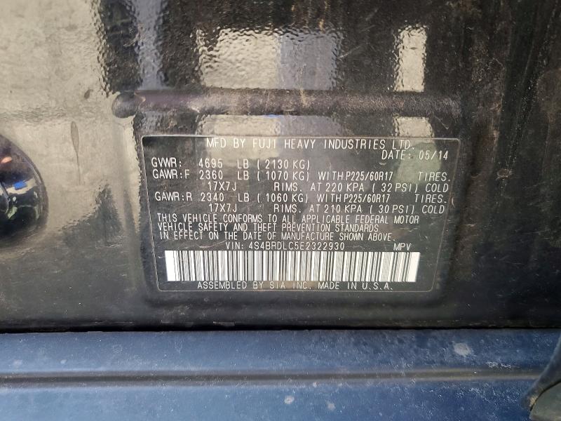 Продажа на аукционе авто 2014 Subaru Outback, vin: 4S4BRDLC5E2322930, номер лота: 66753346