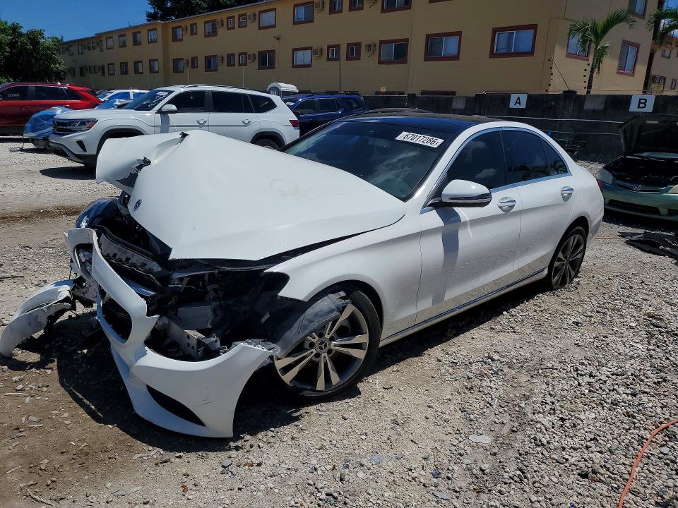 2018 Mercedes-benz C მანქანა იყიდება აუქციონზე, vin: WDDWF4JB6JR323603, აუქციონის ნომერი: 67017286