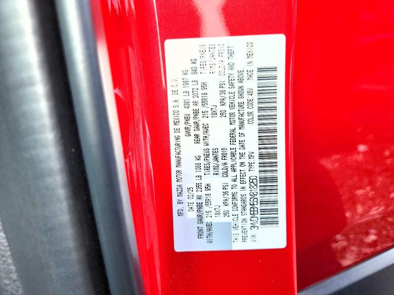 65030556 :رقم المزاد ، 3MVDMBBM5SM818260 vin ، 2025 Mazda Cx-30 مزاد بيع